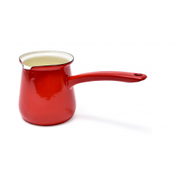 Enamel Red Turkish Coffee Pot - 750ml